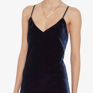 White House Black Market Velvet Slip Dress